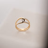 Bague « Aeryn » Or Jaune Diamants