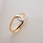 Bague « Aeryn » Or Jaune Diamants