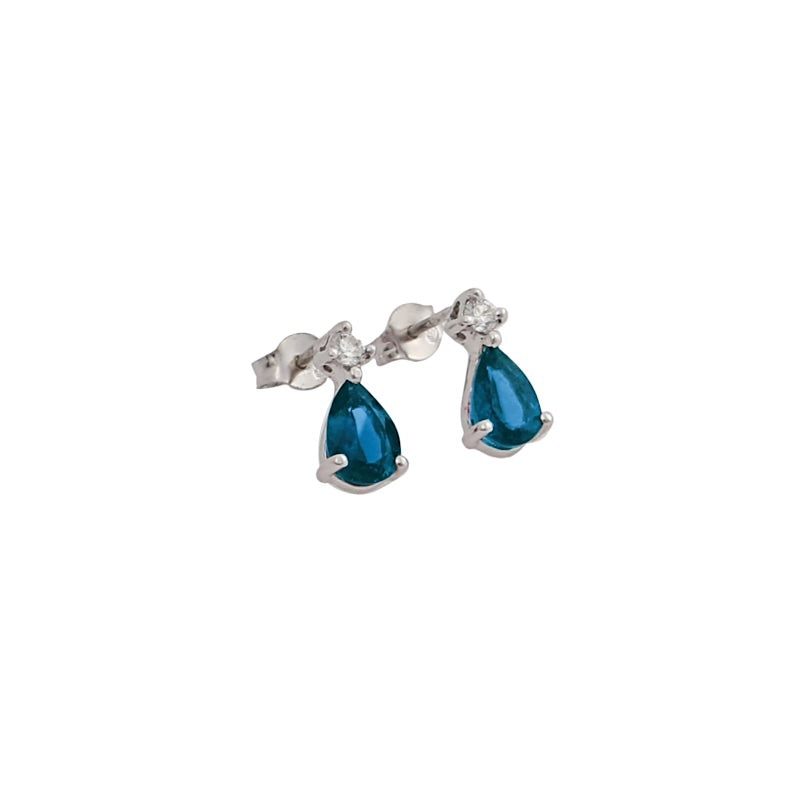 Boucles d'oreilles Ginger Topaze Blue London