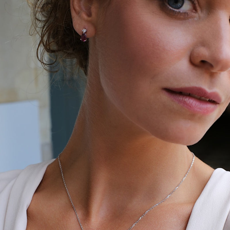 Boucles d'oreilles Ginger Topaze Blue London