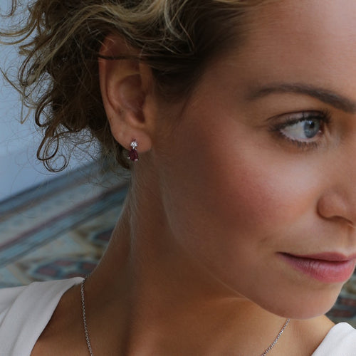 Boucles d'oreilles Ginger Topaze Blue London